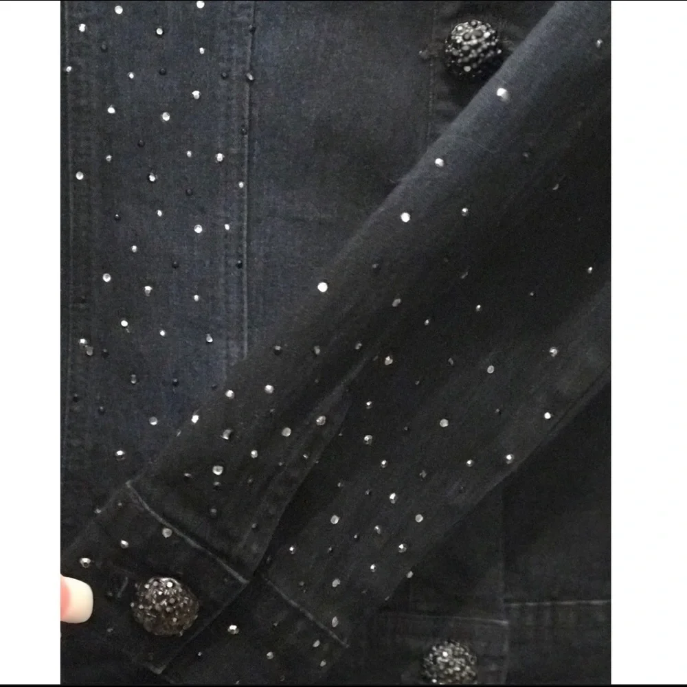 🔥Diane Gilman DG2 Denim Jacket worn twice - Picture 3 of 5